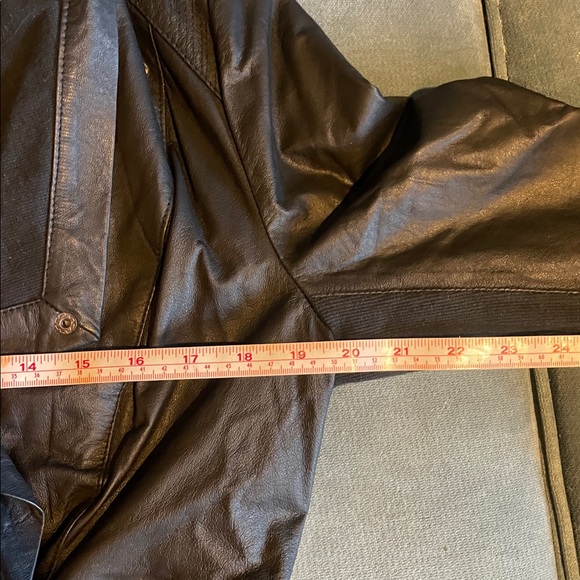 Bagatelle Drape Leather Jacket with Asymmetrical Closure - Picture 10 of 12